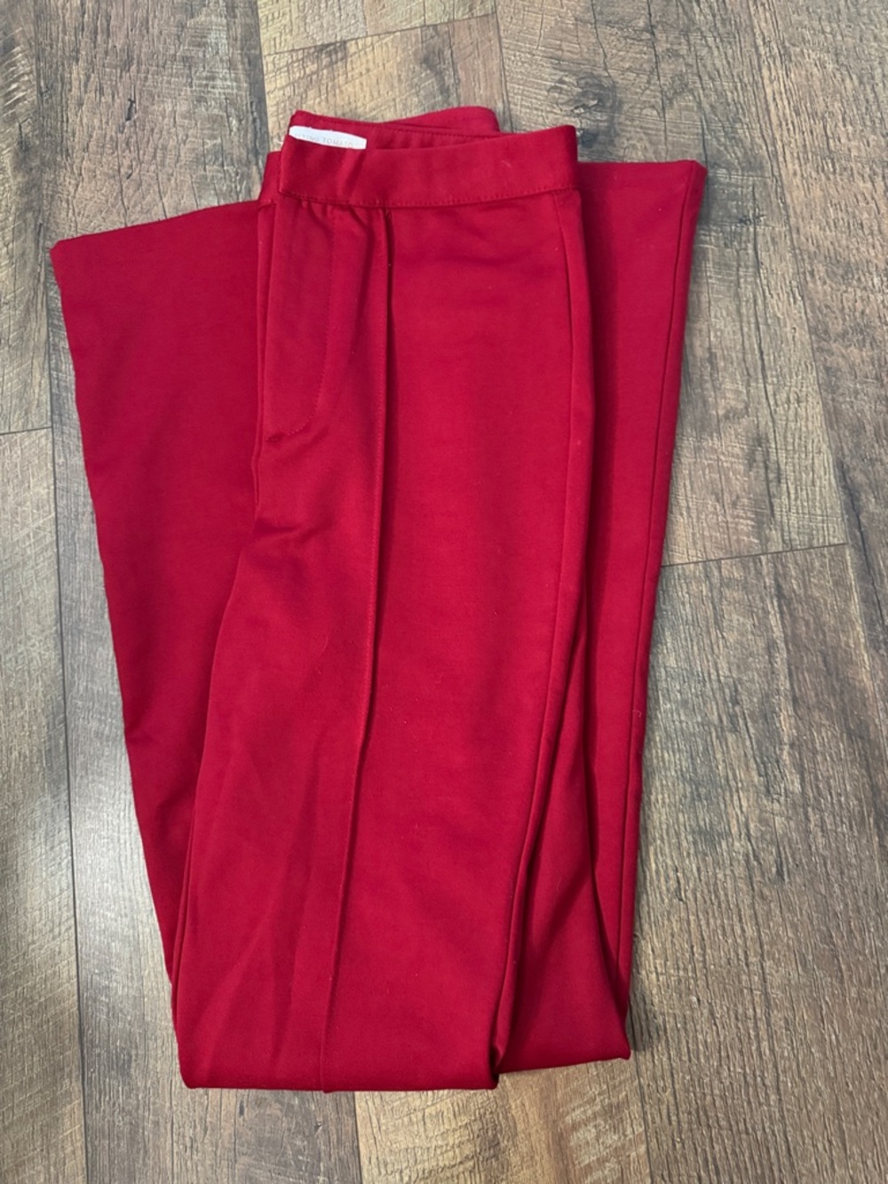 Red dress pants